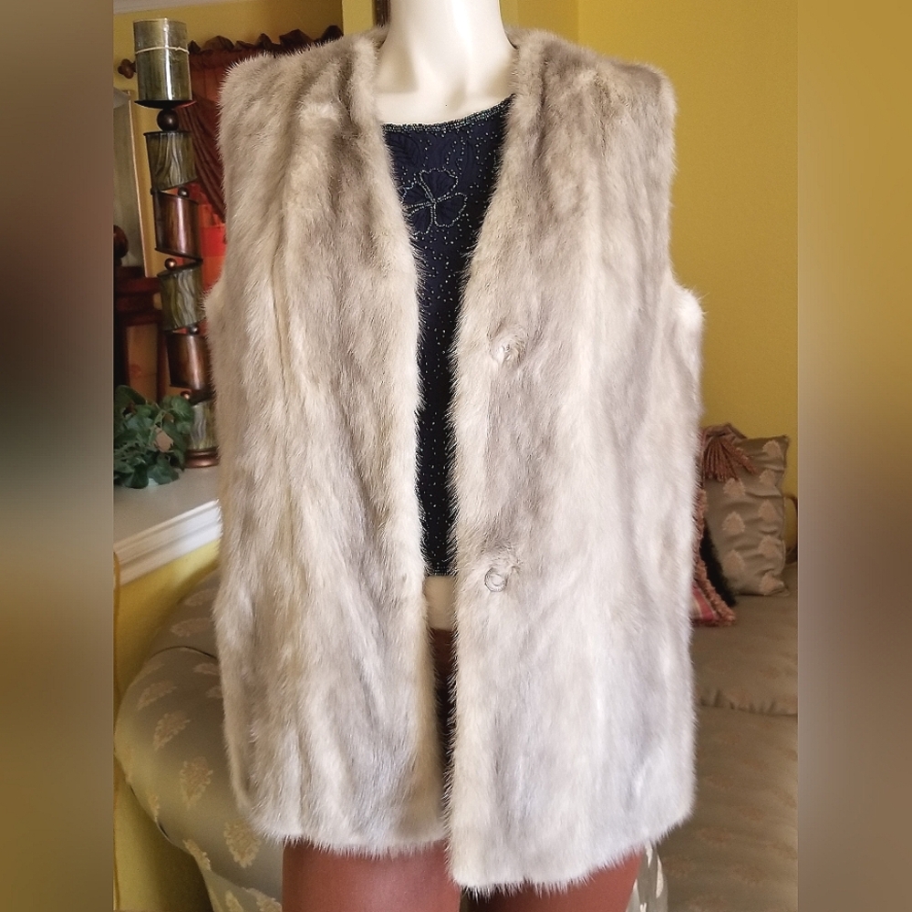 Vintage mink Fur Vest